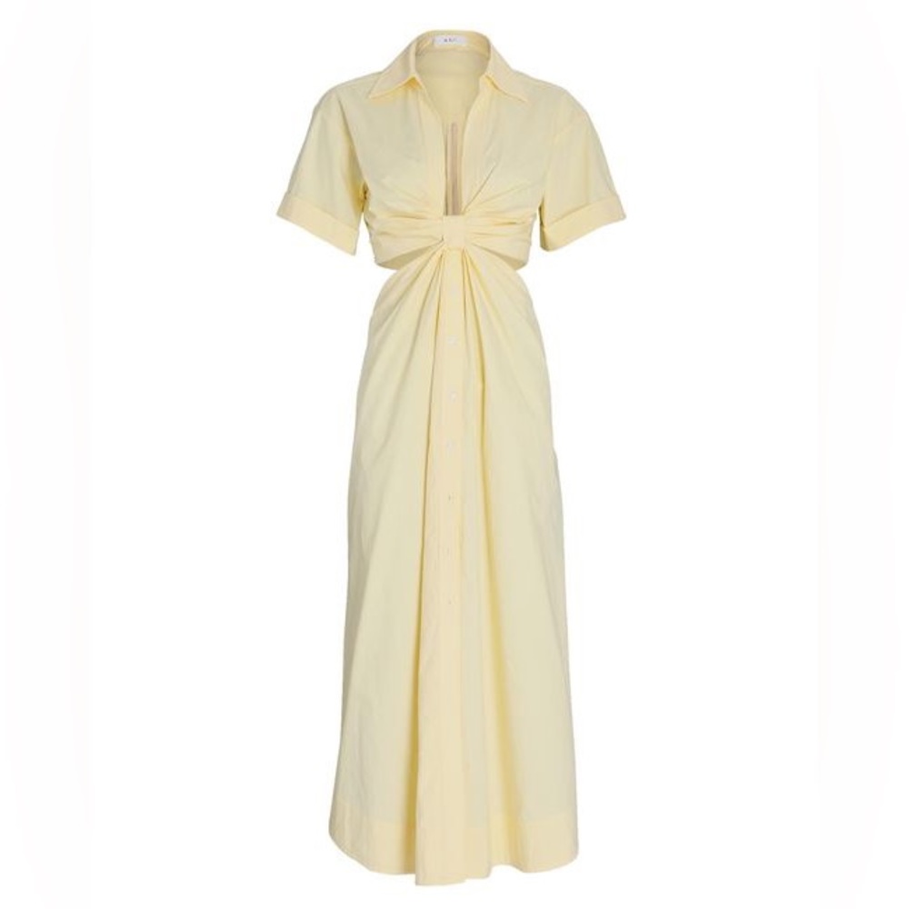 NWT A.L.C Georgia Cutout Shirtdress